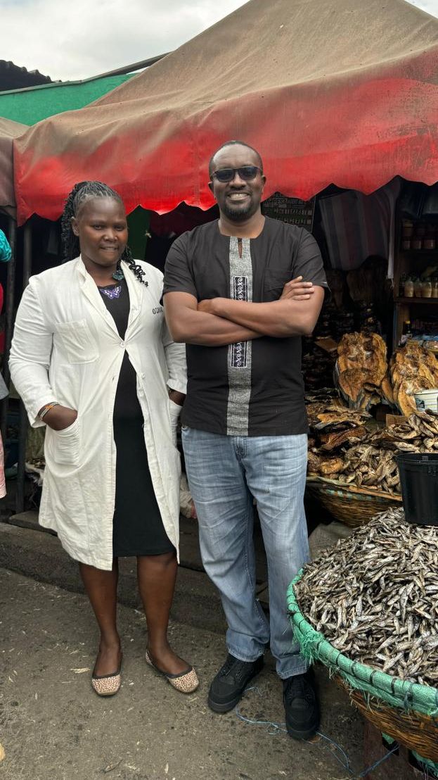 Field research at a fish market in the Lake Turkana to Nairobi supply chain